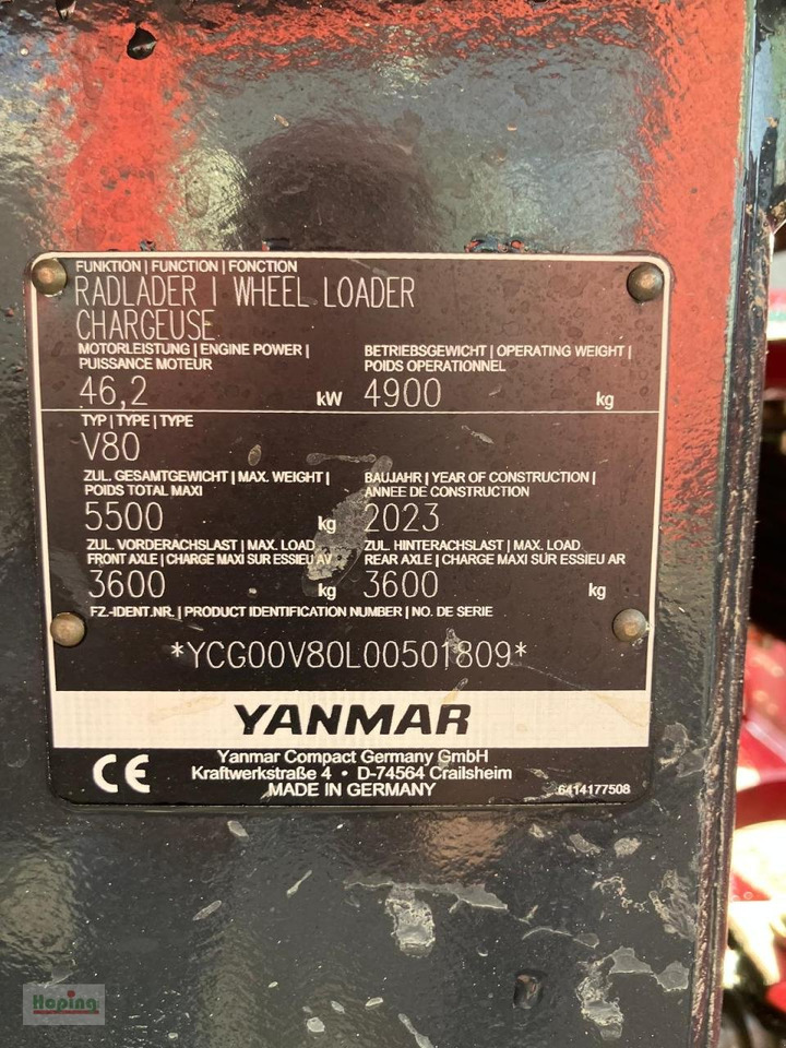 Yanmar V80/5-ATO - Wheel loader: picture 5 Yanmar V80/5-ATO - Wheel loader: picture 5