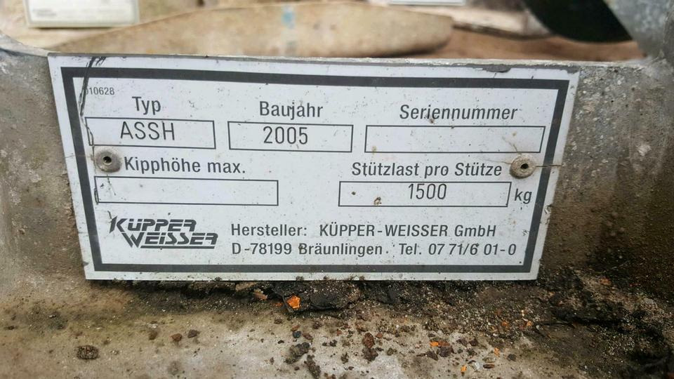 Abstellstützen Stützen Küpper Weisser Salzstreuer Schmidt Unimog - Frame/ Chassis for Municipal/ Special vehicle: picture 4 Abstellstützen Stützen Küpper Weisser Salzstreuer Schmidt Unimog - Frame/ Chassis for Municipal/ Special vehicle: picture 4