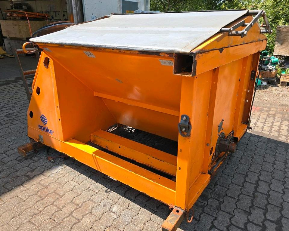 Epoke SH3101 Salzstreuer 1,6m3 Salzsilo passend für Fendt Xylon JCB Fasttrac Multicar Unimog Winterdienst Aufbaustreuer Streuautomat Schmidt Küpper-Weisser - Sand/ Salt spreader: picture 3 Epoke SH3101 Salzstreuer 1,6m3 Salzsilo passend für Fendt Xylon JCB Fasttrac Multicar Unimog Winterdienst Aufbaustreuer Streuautomat Schmidt Küpper-Weisser - Sand/ Salt spreader: picture 3