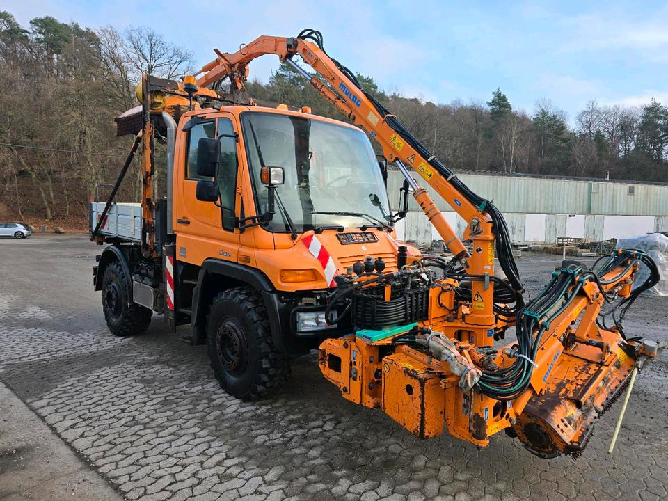 Unimog U400 2013 405/10 405/12 NKS-Z-UGN-43K Bluetec 5 Mercedes-Benz UGE UGN Mulag MKM700 Mähausleger Böschungsmäher Böschungsmulcher Küpper-Weisser IMS Salzstreuer - Other machinery: picture 5 Unimog U400 2013 405/10 405/12 NKS-Z-UGN-43K Bluetec 5 Mercedes-Benz UGE UGN Mulag MKM700 Mähausleger Böschungsmäher Böschungsmulcher Küpper-Weisser IMS Salzstreuer - Other machinery: picture 5