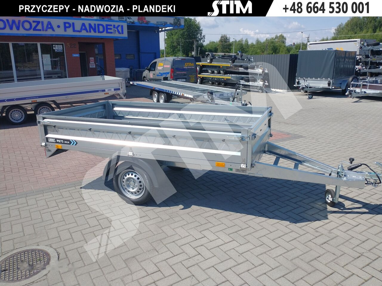 Lorries PB75-2614/1 - Car trailer: picture 2 Lorries PB75-2614/1 - Car trailer: picture 2