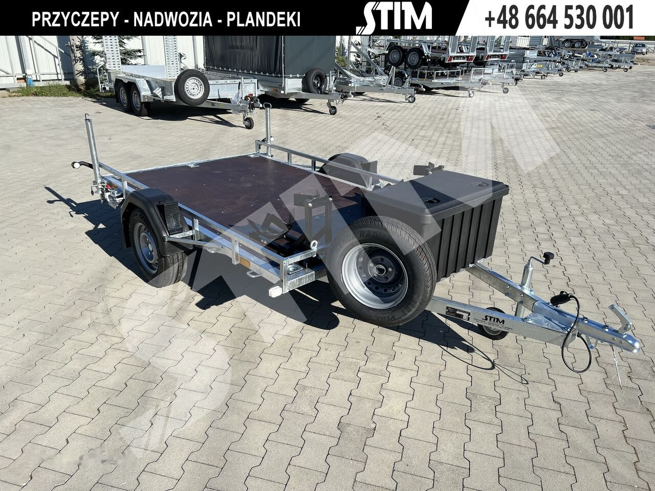 Stim S11-075/2616 Przyczpa pod 2 motocykle - Motorcycle trailer: picture 1 Stim S11-075/2616 Przyczpa pod 2 motocykle - Motorcycle trailer: picture 1