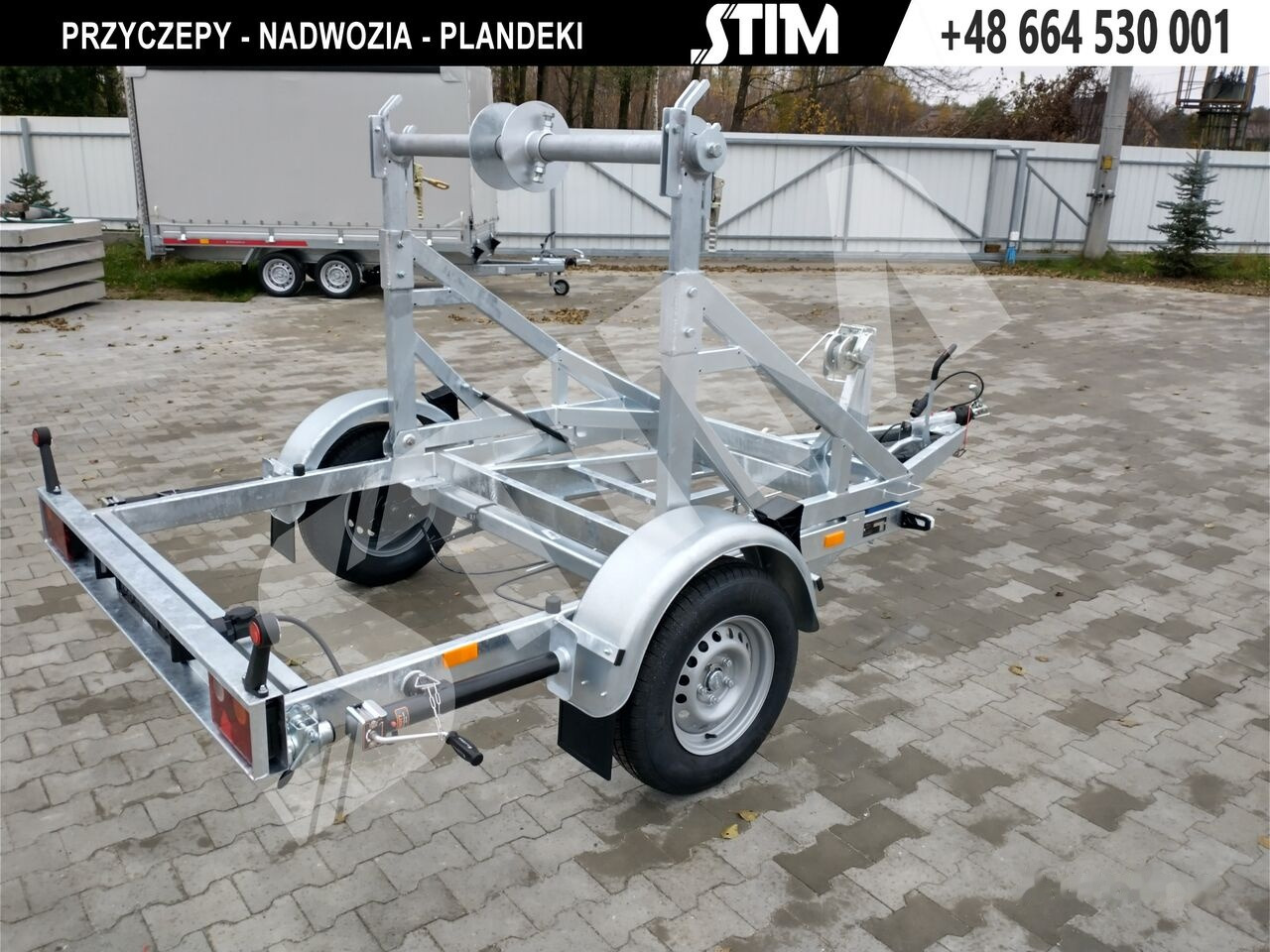 Stim S21/KB-13WR - Cable drum trailer: picture 2 Stim S21/KB-13WR - Cable drum trailer: picture 2