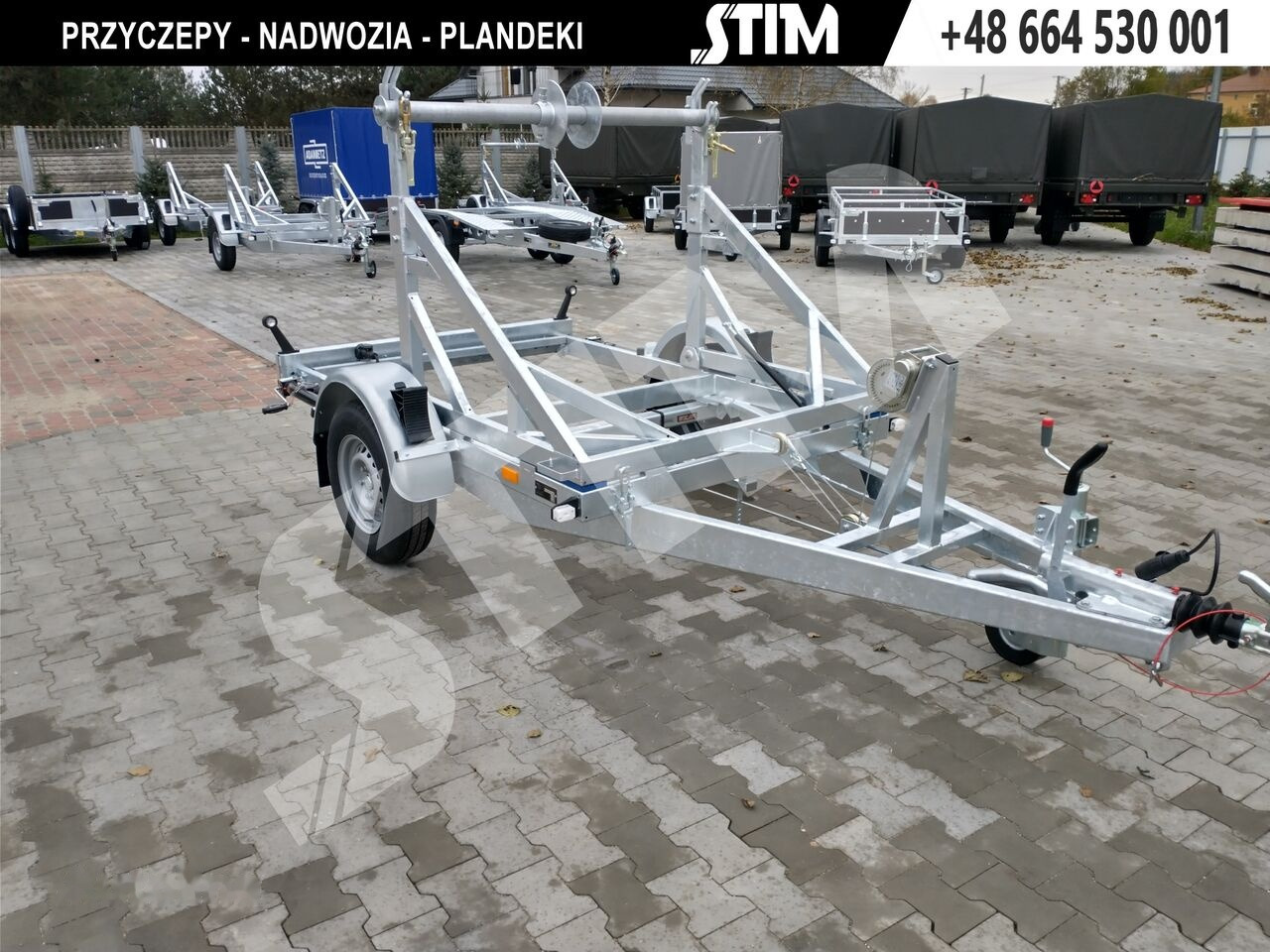 Stim S21/KB-13WR - Cable drum trailer: picture 1 Stim S21/KB-13WR - Cable drum trailer: picture 1