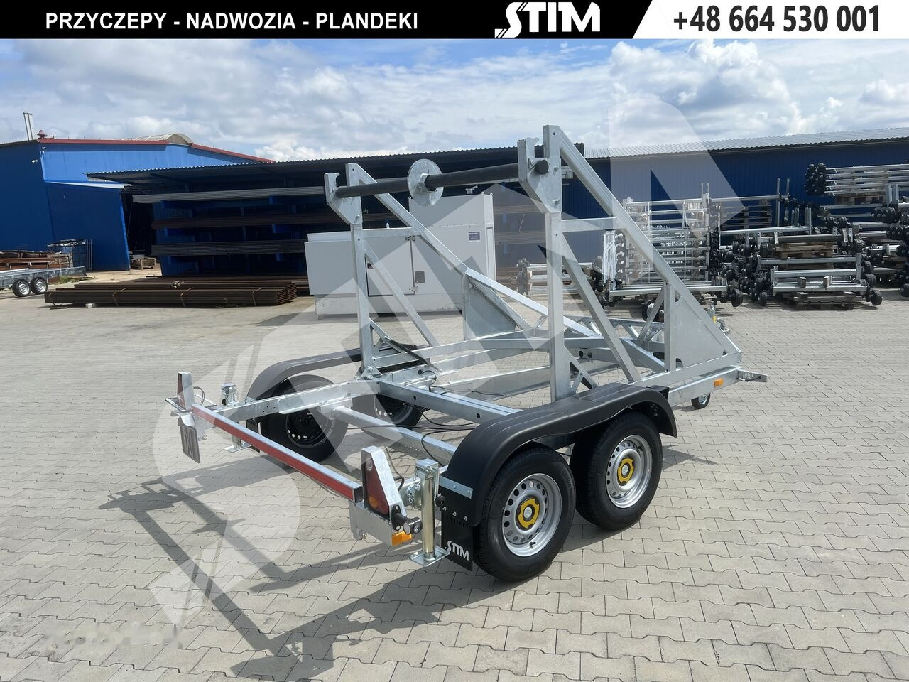 Stim S22/KB-35WR-KN - Cable drum trailer: picture 1 Stim S22/KB-35WR-KN - Cable drum trailer: picture 1