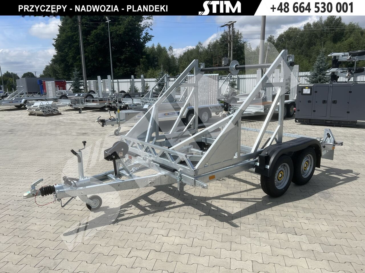 Stim S22/KB-35WR-KN - Cable drum trailer: picture 5 Stim S22/KB-35WR-KN - Cable drum trailer: picture 5