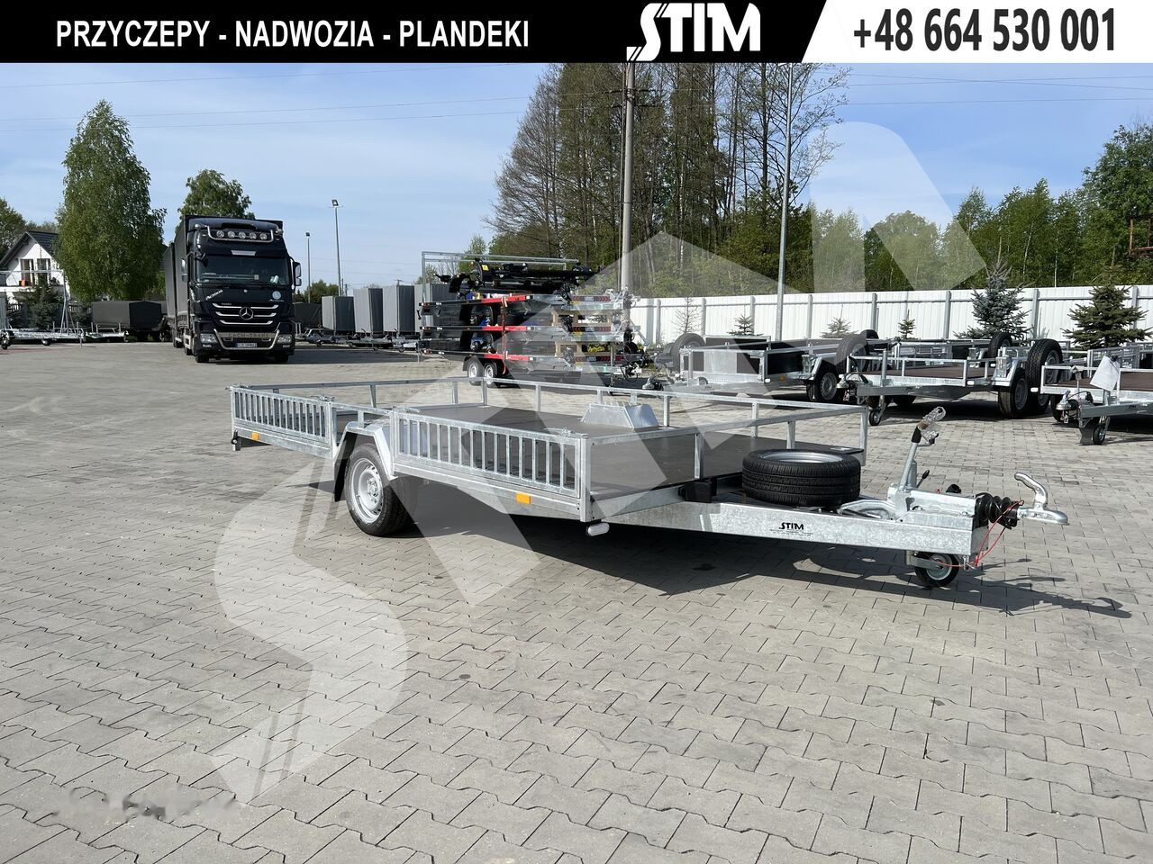 Stim STIM S21-13/3622 Przyczpa pod 2 quady - Dropside/ Flatbed trailer: picture 3 Stim STIM S21-13/3622 Przyczpa pod 2 quady - Dropside/ Flatbed trailer: picture 3