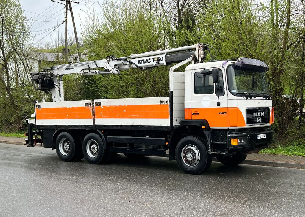 MAN * 27-322 MAN 6x4 * HDS ATLAS 140 * - Dropside/ Flatbed truck, Crane truck: picture 2 MAN * 27-322 MAN 6x4 * HDS ATLAS 140 * - Dropside/ Flatbed truck, Crane truck: picture 2