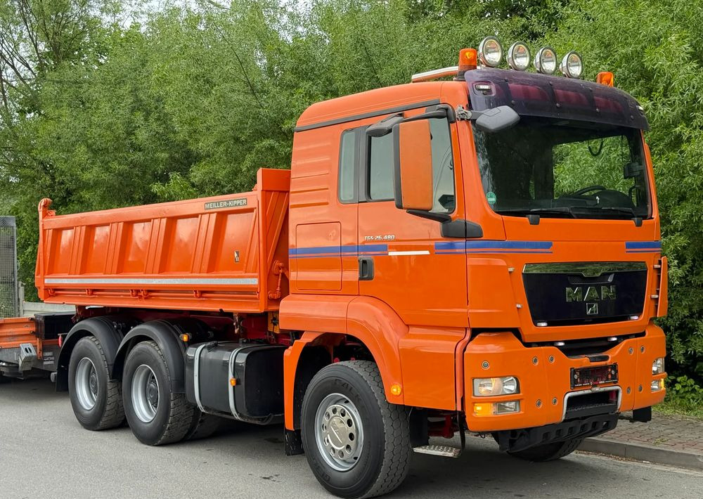 MAN * Kiper * Wywrotka * 26-480 *  MAN TGS 6x4 Bordmatic * Zastaw Tandem Niskopodwozie * Stan Perfekcyjny * - Tipper: picture 3 MAN * Kiper * Wywrotka * 26-480 *  MAN TGS 6x4 Bordmatic * Zastaw Tandem Niskopodwozie * Stan Perfekcyjny * - Tipper: picture 3