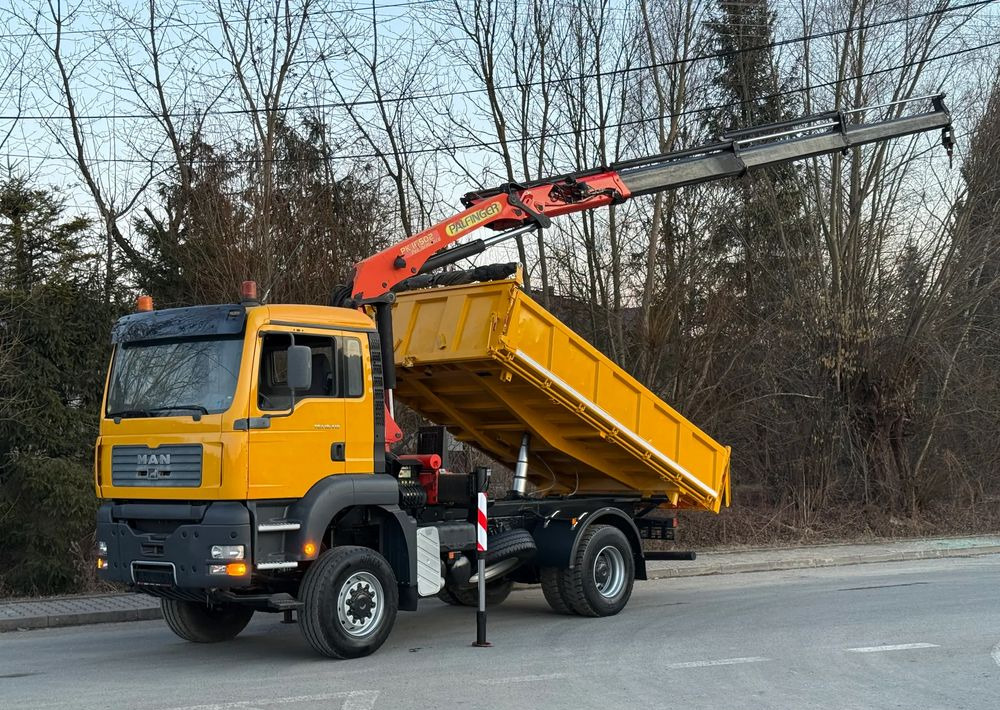 MAN * MAN TGA 18-410 * KIPER WYWROTKA * 4x4 * HDS Palfinger PK16500* Sprowadzony* Bardzo Dobry Stan * - Tipper: picture 1 MAN * MAN TGA 18-410 * KIPER WYWROTKA * 4x4 * HDS Palfinger PK16500* Sprowadzony* Bardzo Dobry Stan * - Tipper: picture 1