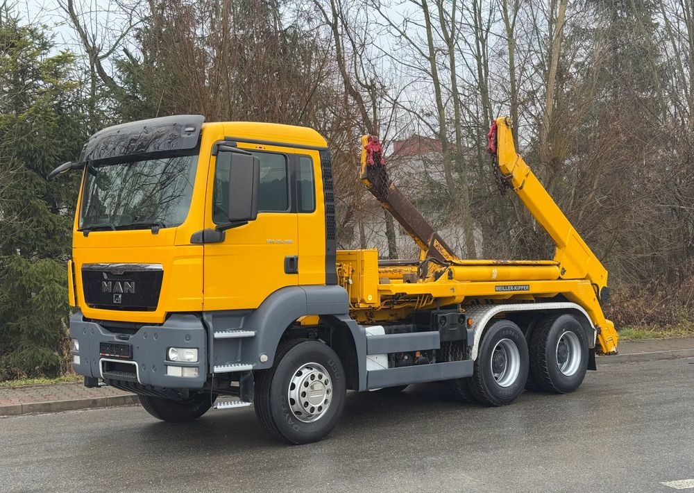MAN * Sprowadzony * MAN TGS * 6x4 * Bramowiec * Bardzo Dobry Stan * Meiller Kiper * - Skip loader truck: picture 1 MAN * Sprowadzony * MAN TGS * 6x4 * Bramowiec * Bardzo Dobry Stan * Meiller Kiper * - Skip loader truck: picture 1