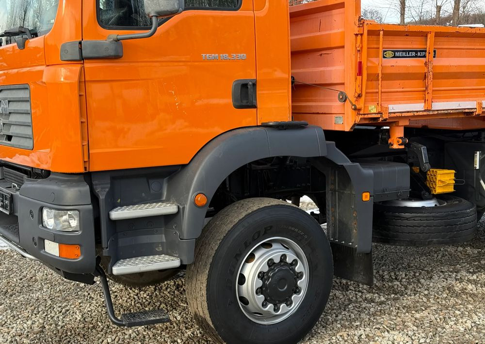 MAN * TGM 18-330 MAN 4x4 HDS Hiab 122 * Kiper Wywrotka * Bardzo Dobry Stan - Tipper: picture 5 MAN * TGM 18-330 MAN 4x4 HDS Hiab 122 * Kiper Wywrotka * Bardzo Dobry Stan - Tipper: picture 5