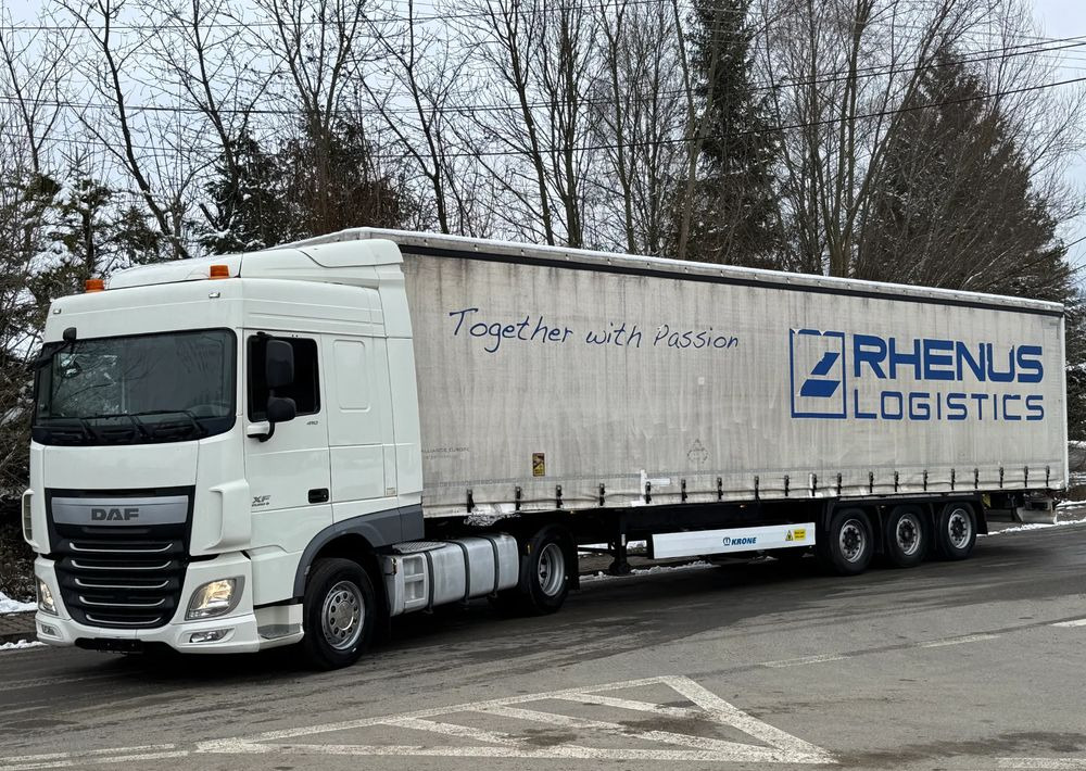 DAF * Zestaw * DAF 106 Euro 6 + Naczepa Krone * Bardzo Dobry Stan - Tractor unit, Curtainsider semi-trailer: picture 1 DAF * Zestaw * DAF 106 Euro 6 + Naczepa Krone * Bardzo Dobry Stan - Tractor unit, Curtainsider semi-trailer: picture 1