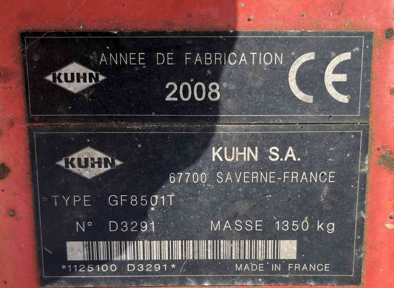 Kuhn GF 8501T Tedder Schudder Kreiselheuer weidebouwmachines - Tedder/ Rake: picture 4 Kuhn GF 8501T Tedder Schudder Kreiselheuer weidebouwmachines - Tedder/ Rake: picture 4
