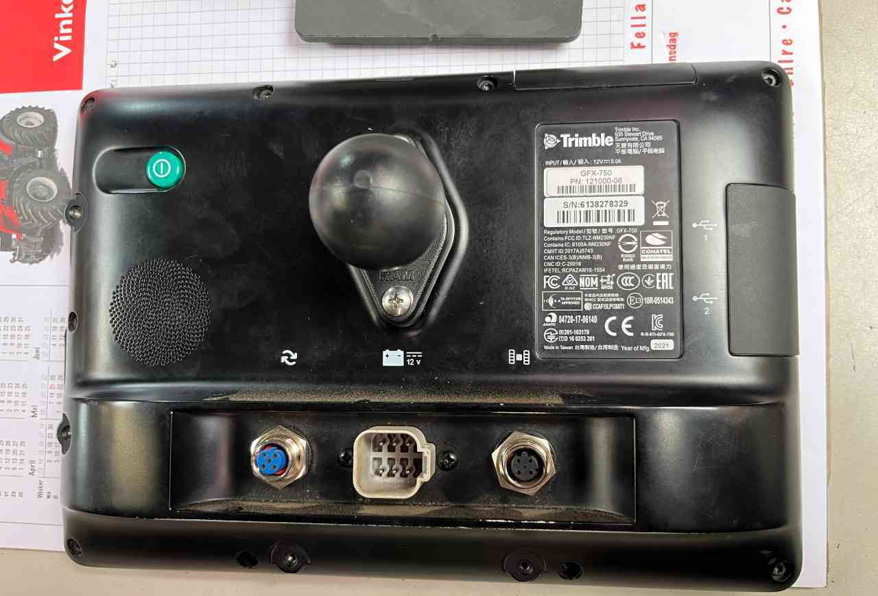 Trimble GFX 750 GPS systeem tractoren - Navigation system for Agricultural machinery: picture 2 Trimble GFX 750 GPS systeem tractoren - Navigation system for Agricultural machinery: picture 2