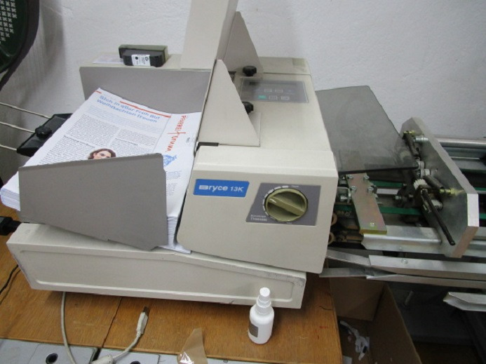 ADRESSIERER BRYCE BOS 13K - Printing machinery: picture 1 ADRESSIERER BRYCE BOS 13K - Printing machinery: picture 1