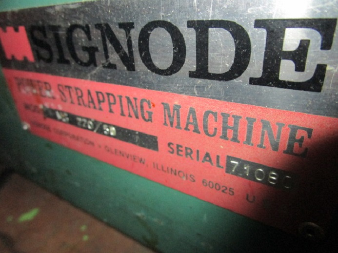 BANDEROLIERMASCHINE SIGNODE MS 220/50 - Packaging machinery: picture 3 BANDEROLIERMASCHINE SIGNODE MS 220/50 - Packaging machinery: picture 3