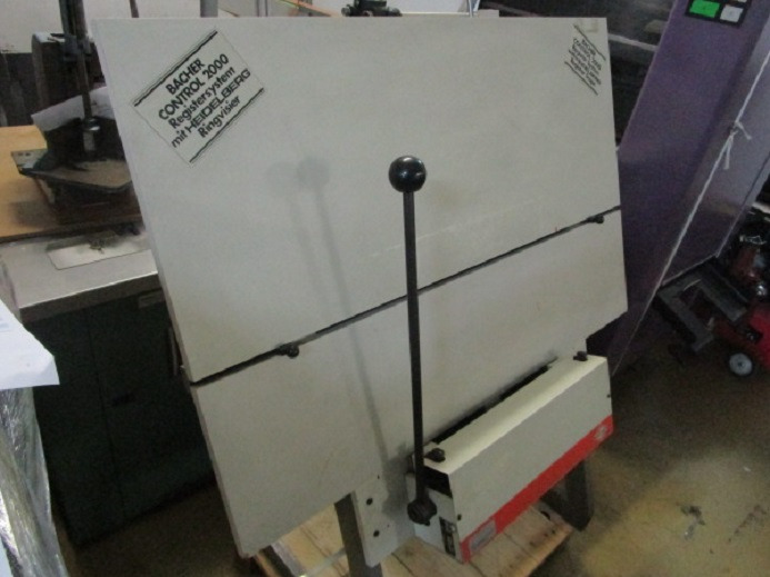PLATTENSTANZE BACHER CONTROL 2000 - Printing machinery: picture 2 PLATTENSTANZE BACHER CONTROL 2000 - Printing machinery: picture 2