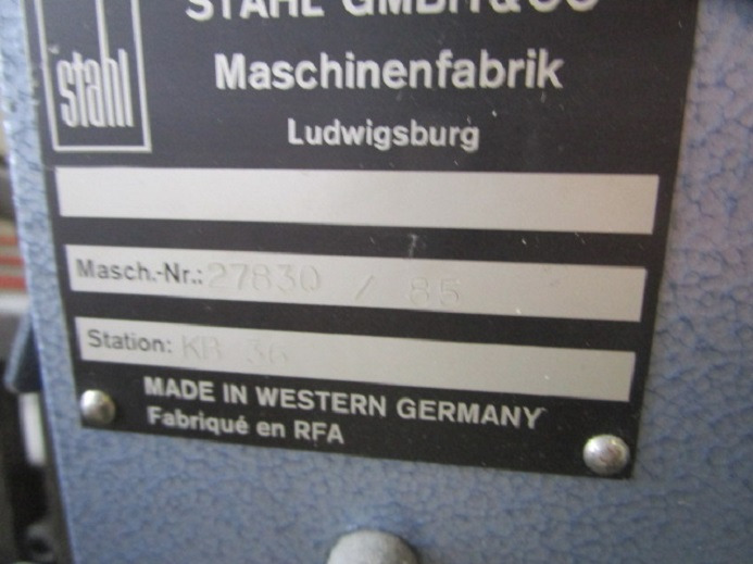 Folding machine STAHL T36-4 / KB-F (BEIPACKZETTEL FÜR MEDIKAMENTE): picture 9 Folding machine STAHL T36-4 / KB-F (BEIPACKZETTEL FÜR MEDIKAMENTE): picture 9