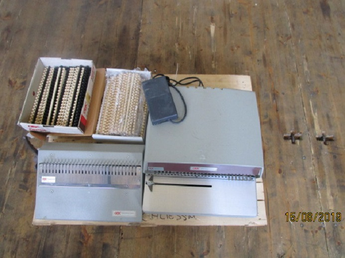 WIRO SCHLIESSMASCHINE GBC 112-PM-1 - Printing machinery: picture 4 WIRO SCHLIESSMASCHINE GBC 112-PM-1 - Printing machinery: picture 4
