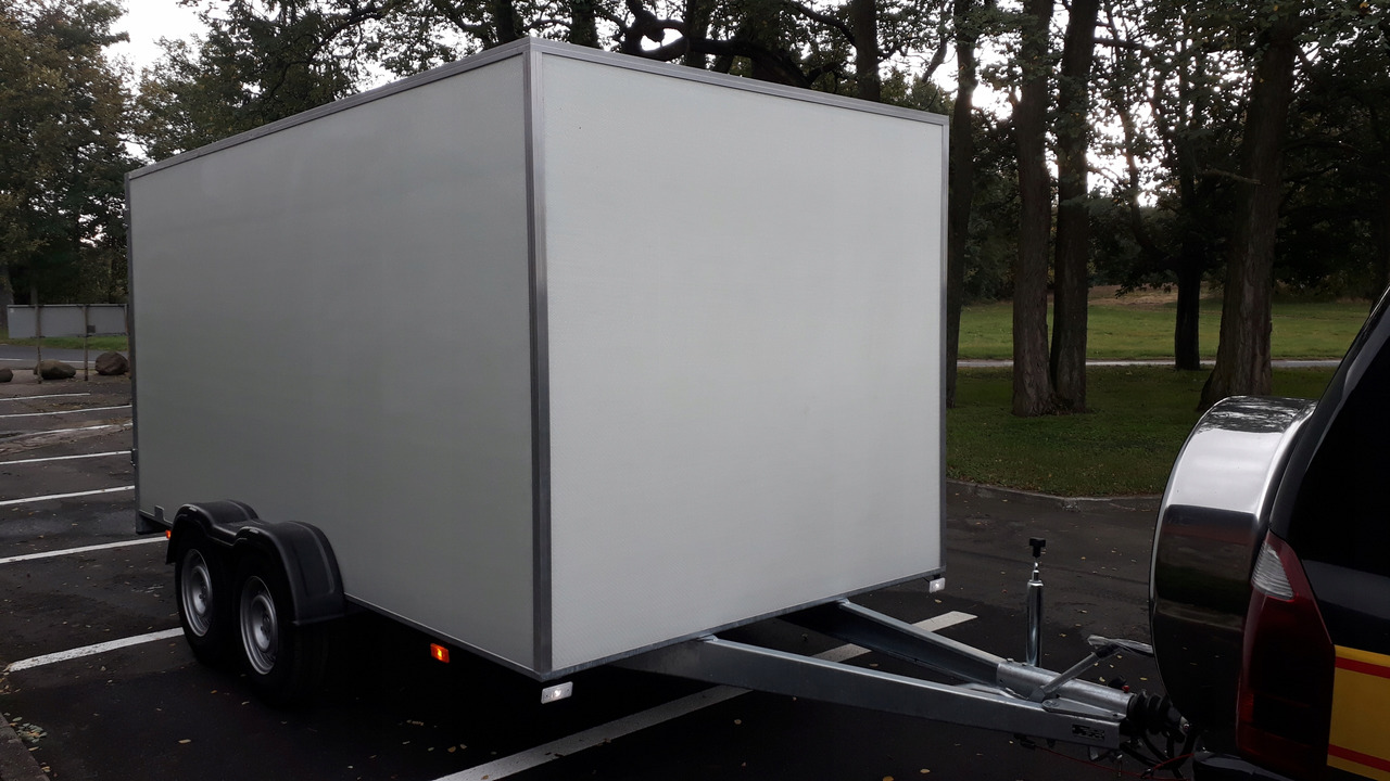New Closed box trailer PRZYCZEPA KONTENER CARGO PAKA FURGON BOX 400 x 200 / CARGO CONTAINER TRAILER VAN BOX 400 x 200: picture 10