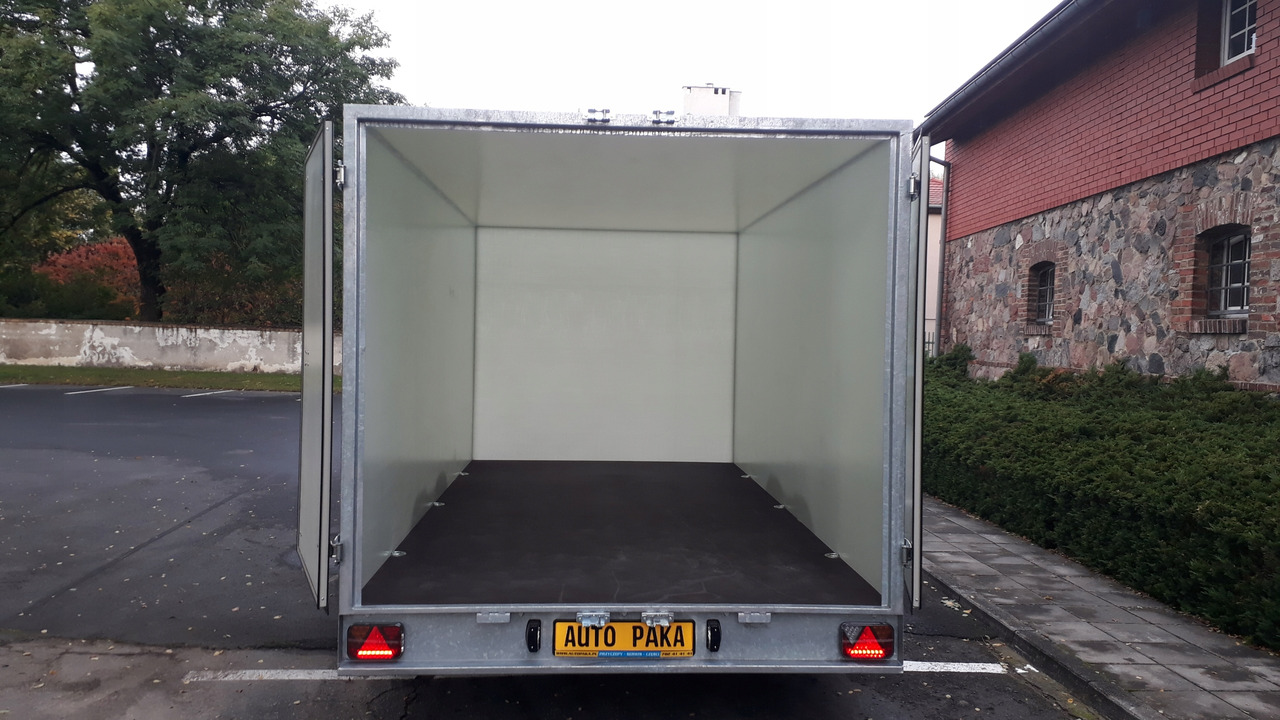 New Closed box trailer PRZYCZEPA KONTENER CARGO PAKA FURGON BOX 400 x 200 / CARGO CONTAINER TRAILER VAN BOX 400 x 200: picture 7