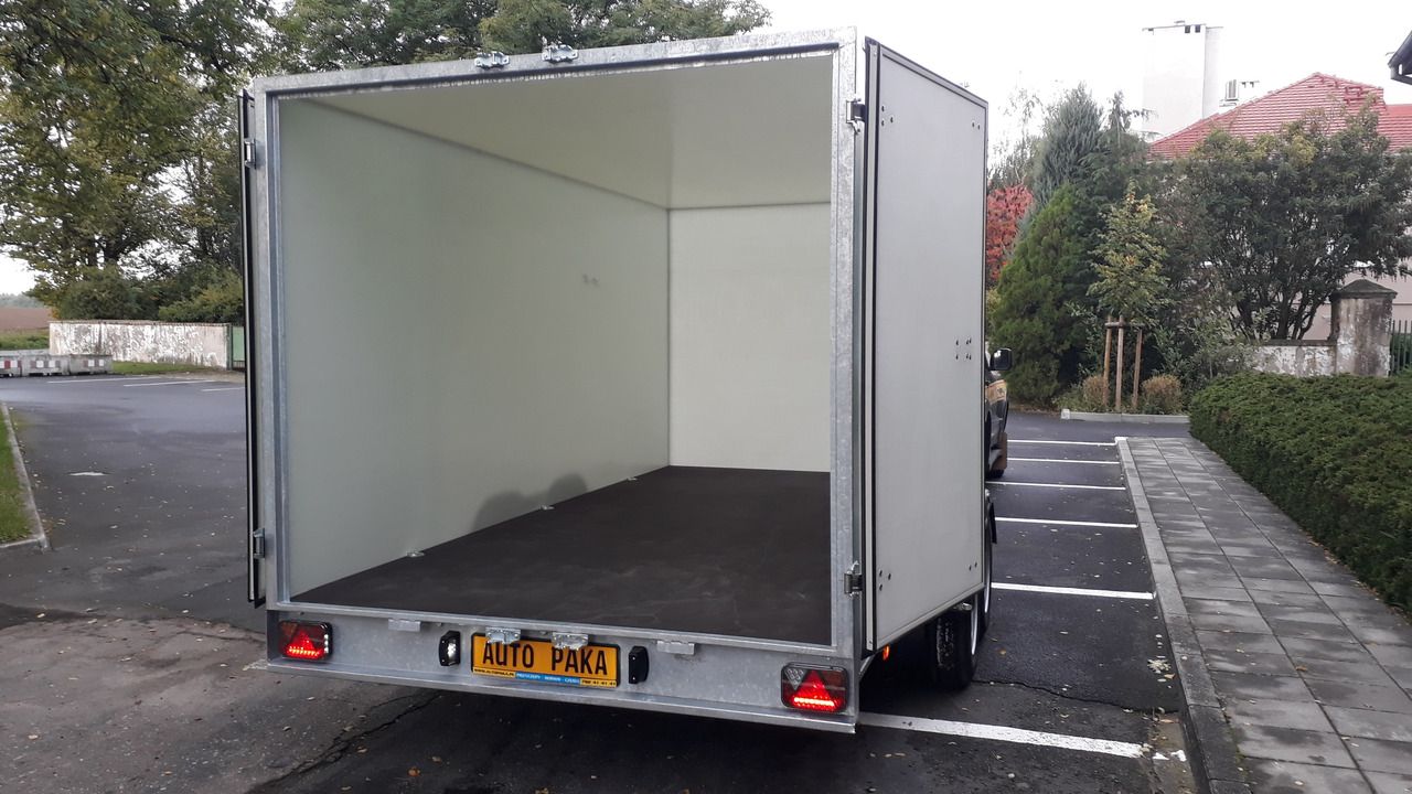 New Closed box trailer PRZYCZEPA KONTENER CARGO PAKA FURGON BOX 400 x 200 / CARGO CONTAINER TRAILER VAN BOX 400 x 200: picture 8