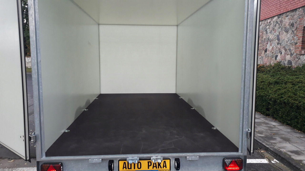 New Closed box trailer PRZYCZEPA KONTENER CARGO PAKA FURGON BOX 400 x 200 / CARGO CONTAINER TRAILER VAN BOX 400 x 200: picture 9