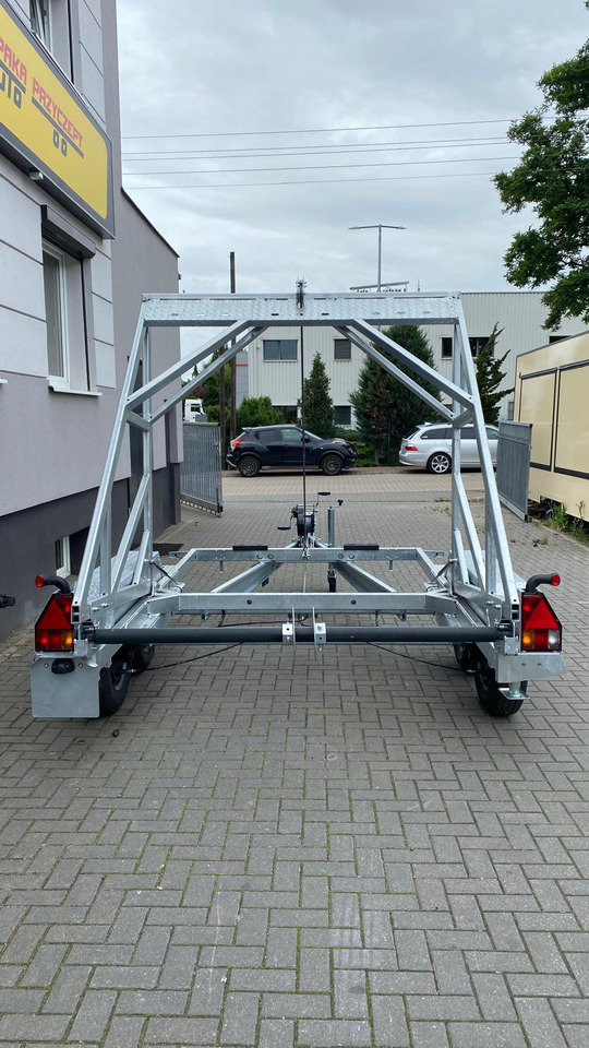 PRZYCZEPA WARK KABLOWA Z WCIĄGARKĄ RĘCZNĄ, DMC 3500 KG / WARK Cable Trailer with Manual Winch, DMC 3500 KG - Cable drum trailer: picture 2 PRZYCZEPA WARK KABLOWA Z WCIĄGARKĄ RĘCZNĄ, DMC 3500 KG / WARK Cable Trailer with Manual Winch, DMC 3500 KG - Cable drum trailer: picture 2