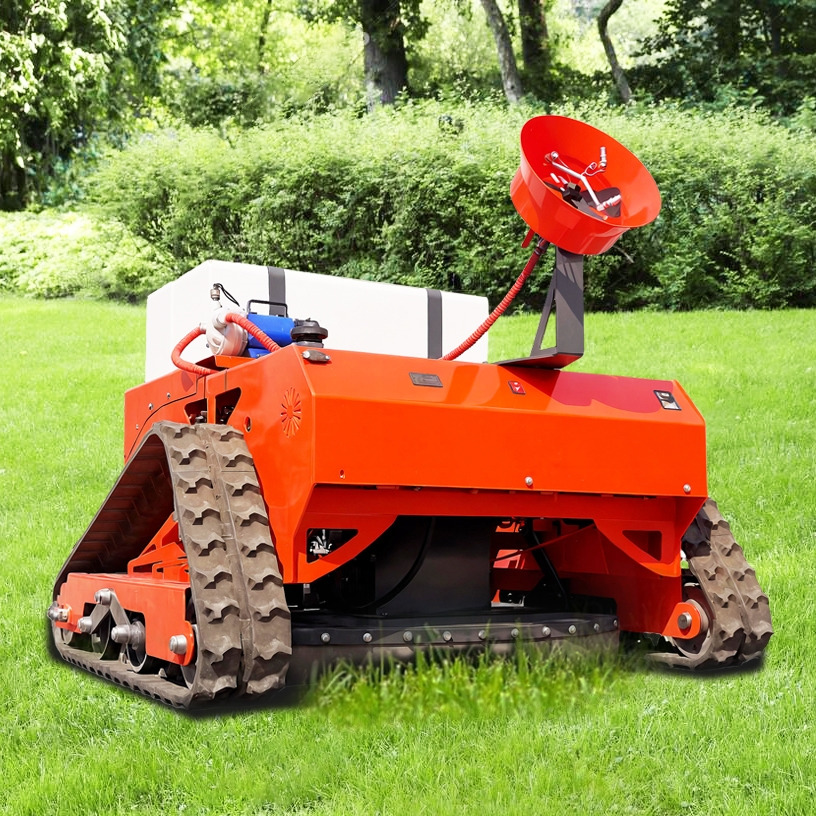 LEZUM LD1000 Electric Remote Control Multi-Function Lawn Mower All-Terrain Agricultural Sprayers Pesticide Spraying Mower Gas Gasoline Track Crawler Lawn Mower - Lawn mower: picture 4 LEZUM LD1000 Electric Remote Control Multi-Function Lawn Mower All-Terrain Agricultural Sprayers Pesticide Spraying Mower Gas Gasoline Track Crawler Lawn Mower - Lawn mower: picture 4