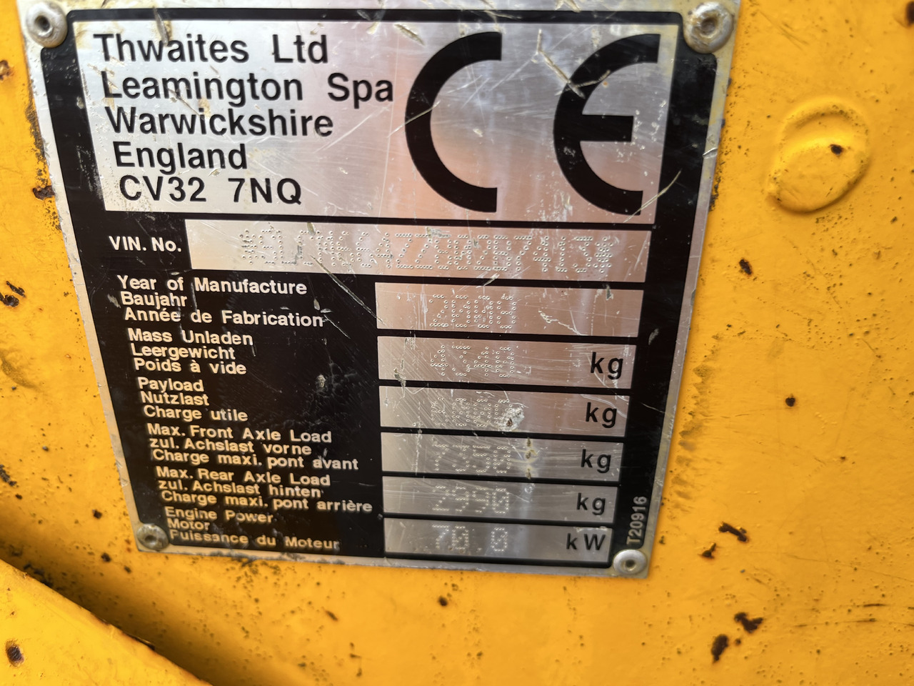 Leasing of THWAITES 6T 6 tonnes THWAITES 6T 6 tonnes: picture 6