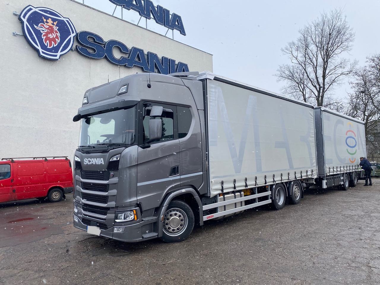 Scania S540 6x2LB - Flatbed body: picture 1 Scania S540 6x2LB - Flatbed body: picture 1