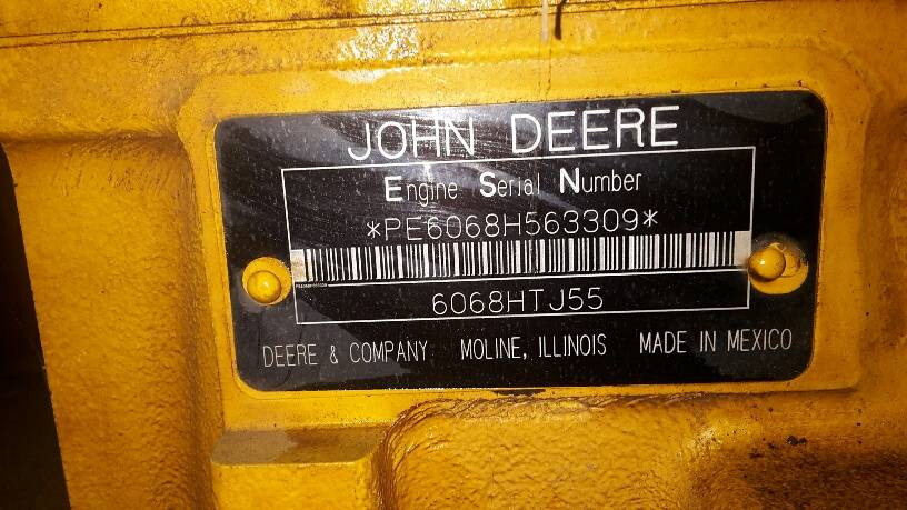 John Deere 6068 HTJ55 - Engine for Forestry equipment: picture 1 John Deere 6068 HTJ55 - Engine for Forestry equipment: picture 1