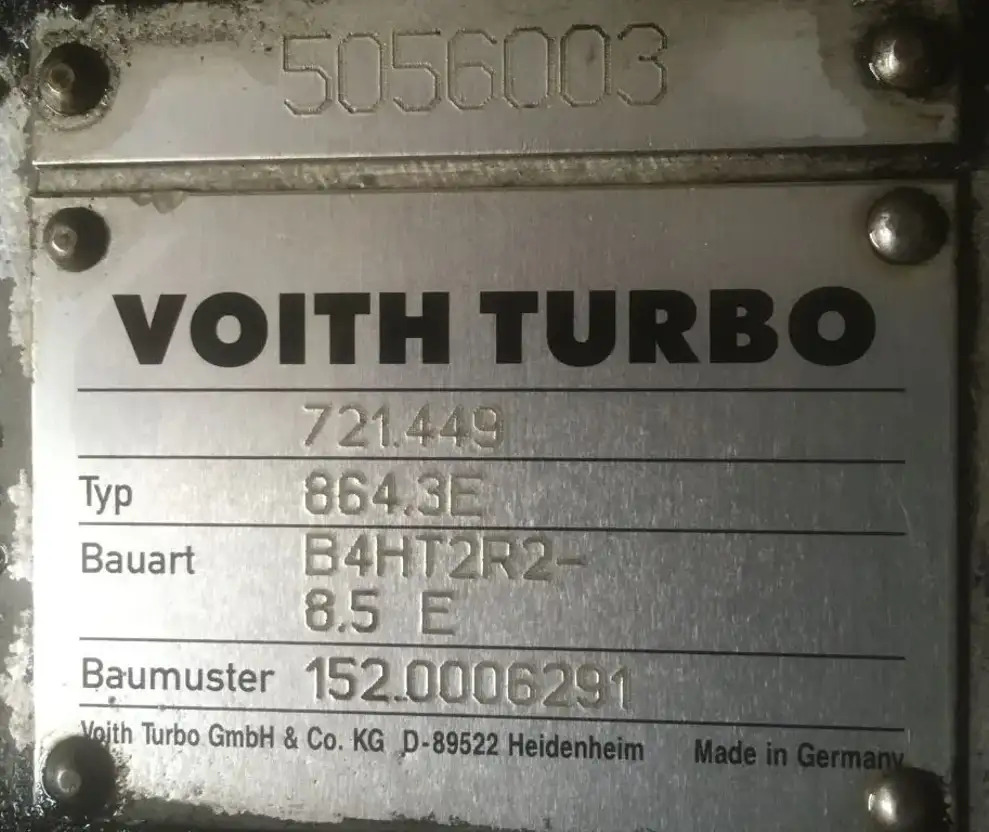 Mercedes-Benz Voith 864.3E B4HT2R2 -8.5E Mercedes Citaro Getriebe 721.449 - Transmission for Bus: picture 2 Mercedes-Benz Voith 864.3E B4HT2R2 -8.5E Mercedes Citaro Getriebe 721.449 - Transmission for Bus: picture 2