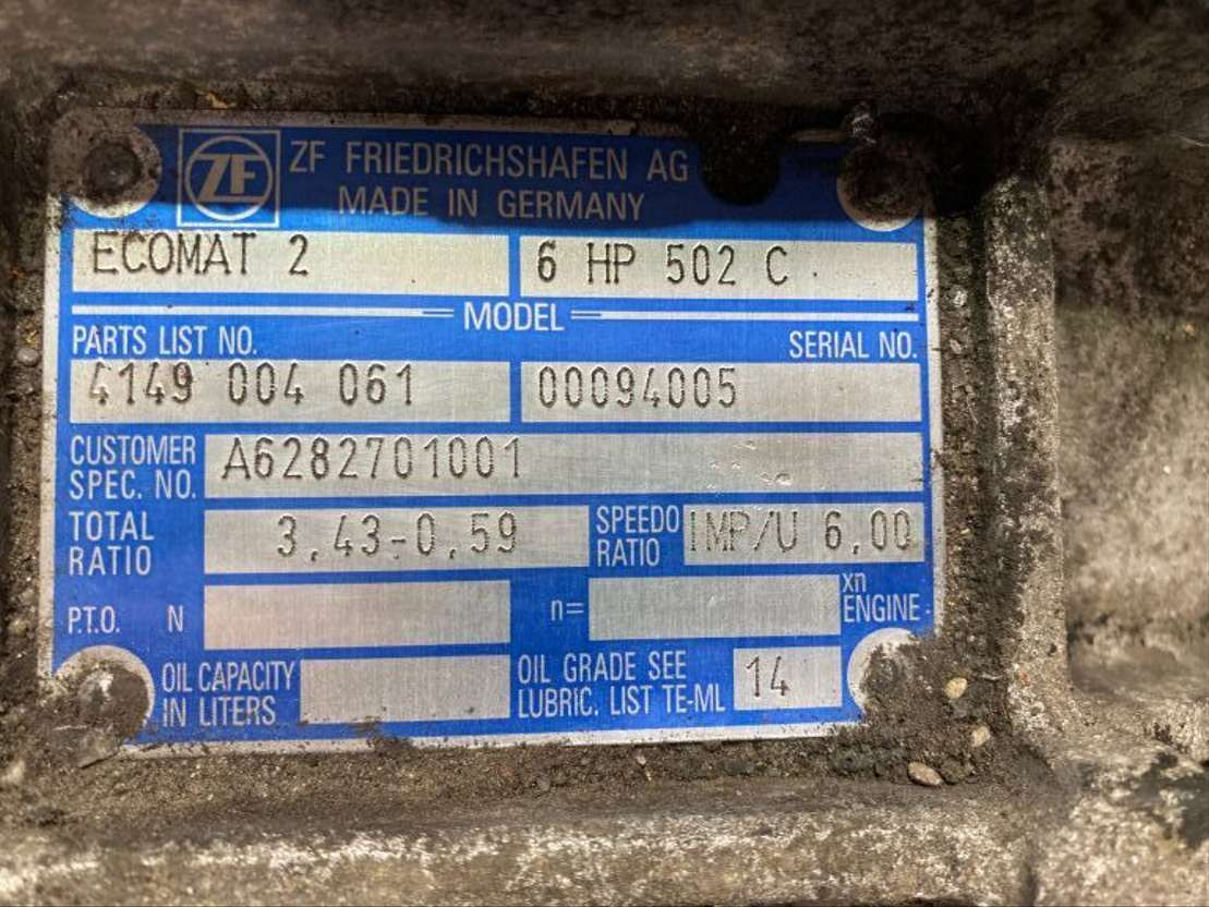 ZF Getriebe ZF 6HP 502C 5HP502C 4149004061 Mercedes Citaro Ecomat 2 - Gearbox for Bus: picture 2 ZF Getriebe ZF 6HP 502C 5HP502C 4149004061 Mercedes Citaro Ecomat 2 - Gearbox for Bus: picture 2