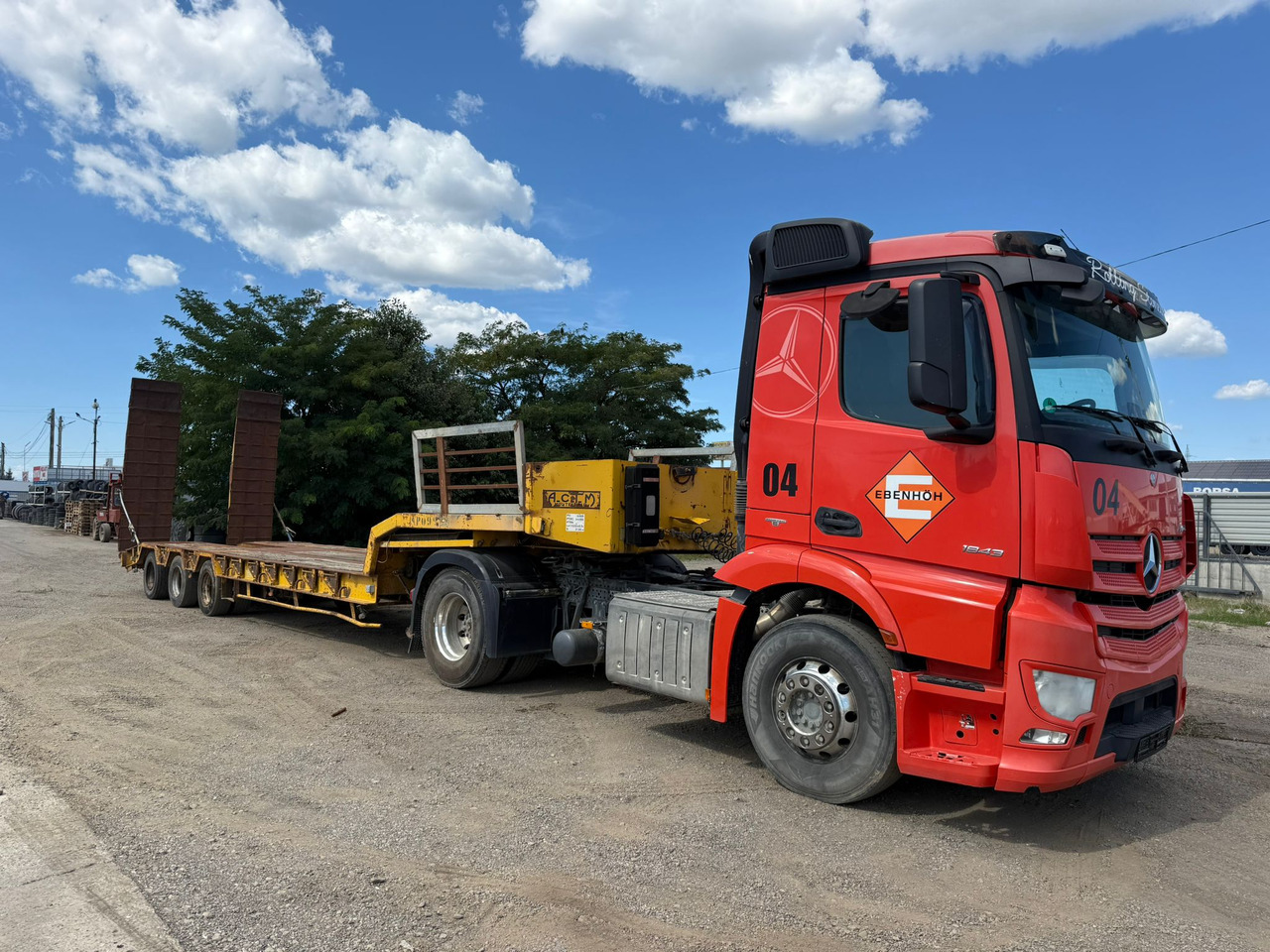 Mercedes-Benz Actros and Trailer ACTM Assembly - Tractor unit, Low loader semi-trailer: picture 4 Mercedes-Benz Actros and Trailer ACTM Assembly - Tractor unit, Low loader semi-trailer: picture 4