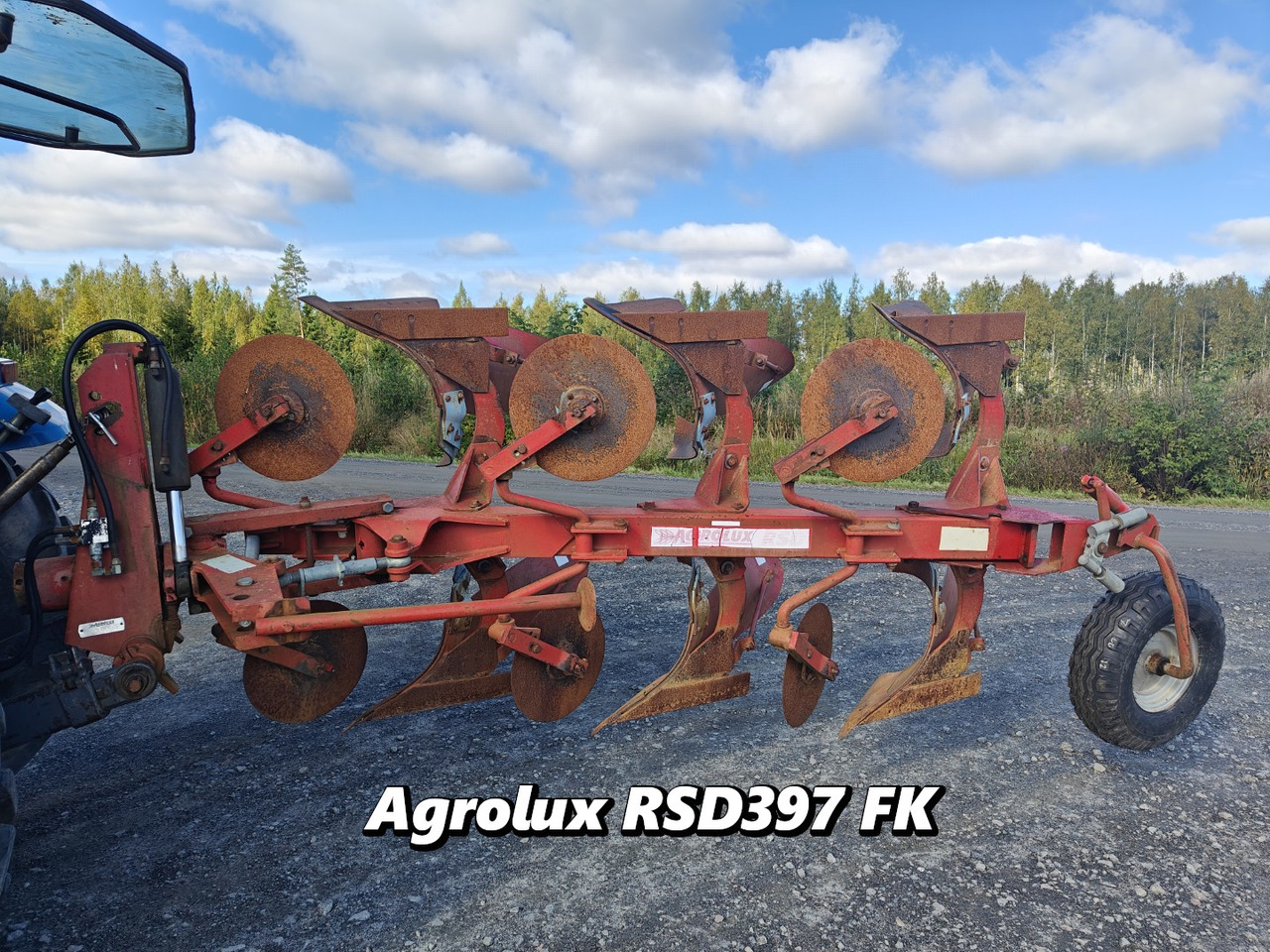 Agrolux RSD397FK kääntöaura 3-siipinen kuorimet ja kiekkoleikkurit, katso video! - Plough: picture 1 Agrolux RSD397FK kääntöaura 3-siipinen kuorimet ja kiekkoleikkurit, katso video! - Plough: picture 1