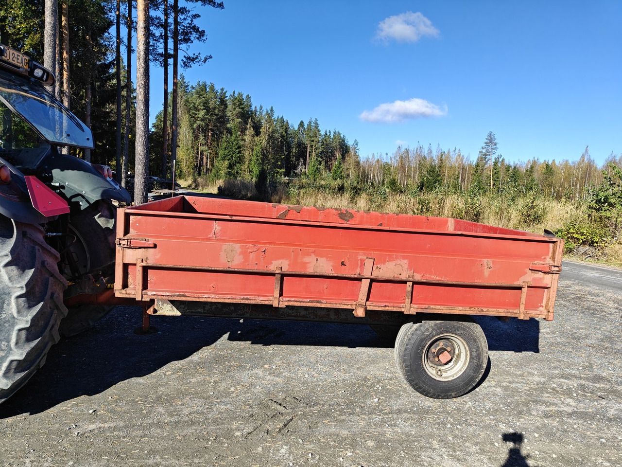 Kippiperävaunu 1-akselinen - Farm tipping trailer/ Dumper: picture 1 Kippiperävaunu 1-akselinen - Farm tipping trailer/ Dumper: picture 1