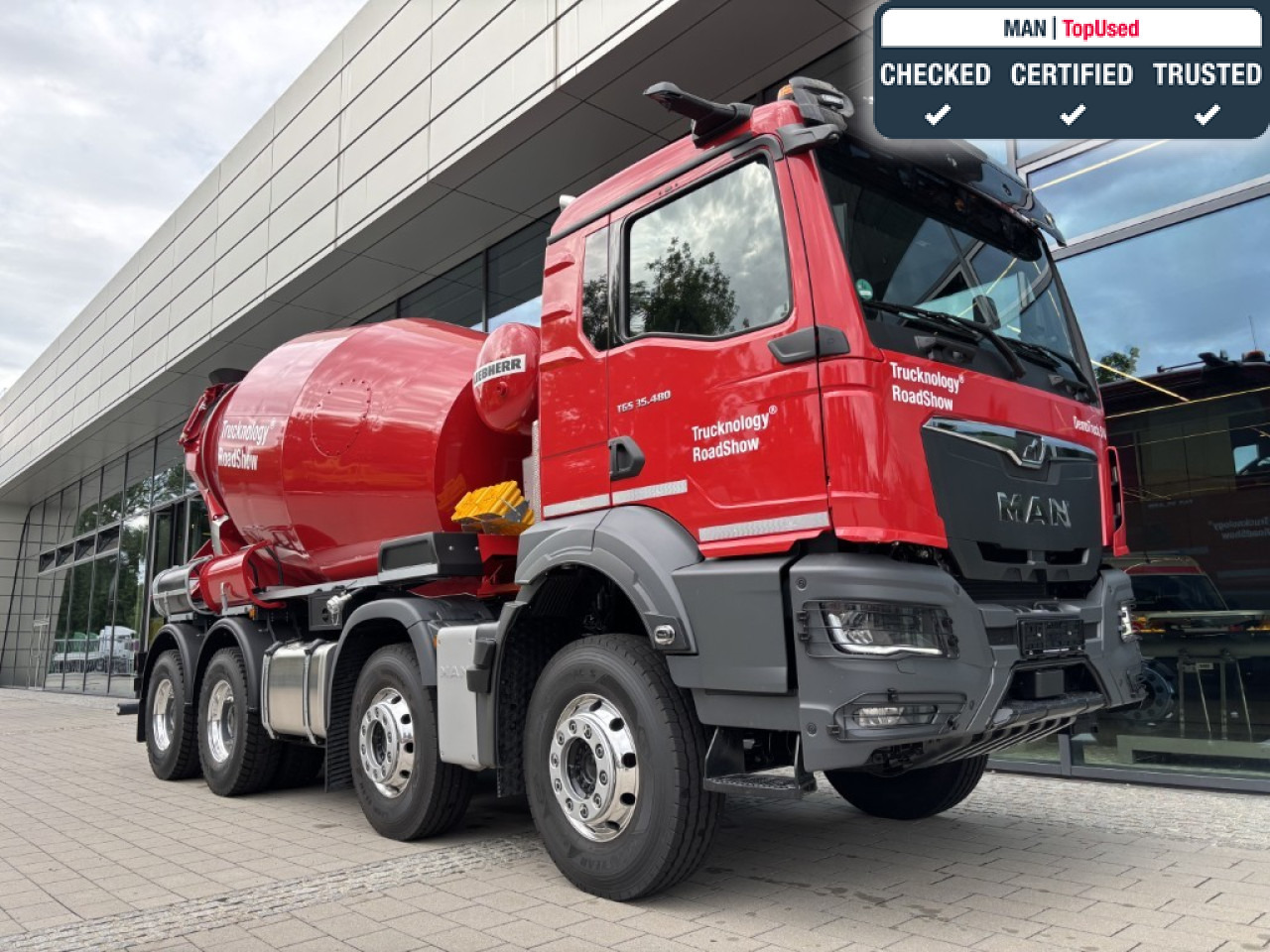 MAN TGS 35.480 8x4 BB CH LIEBHERR HTM 905 Klima - Concrete mixer truck: picture 1 MAN TGS 35.480 8x4 BB CH LIEBHERR HTM 905 Klima - Concrete mixer truck: picture 1
