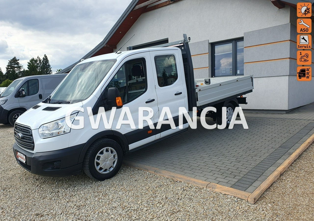 Ford Transit doka*brygadówka *7 osób *klima - Open body delivery van, Crew cab van: picture 1 Ford Transit doka*brygadówka *7 osób *klima - Open body delivery van, Crew cab van: picture 1