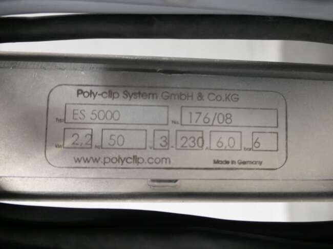 Food processing equipment Poly Clip labelling system ES5000: picture 7