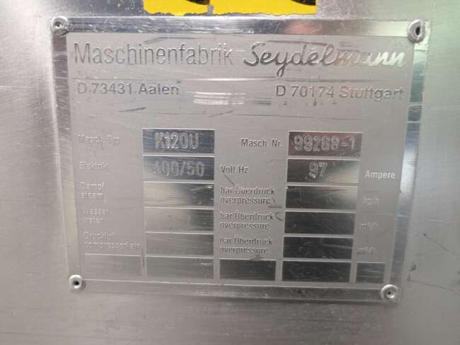Food processing equipment Seydelmann cutter K120U: picture 12