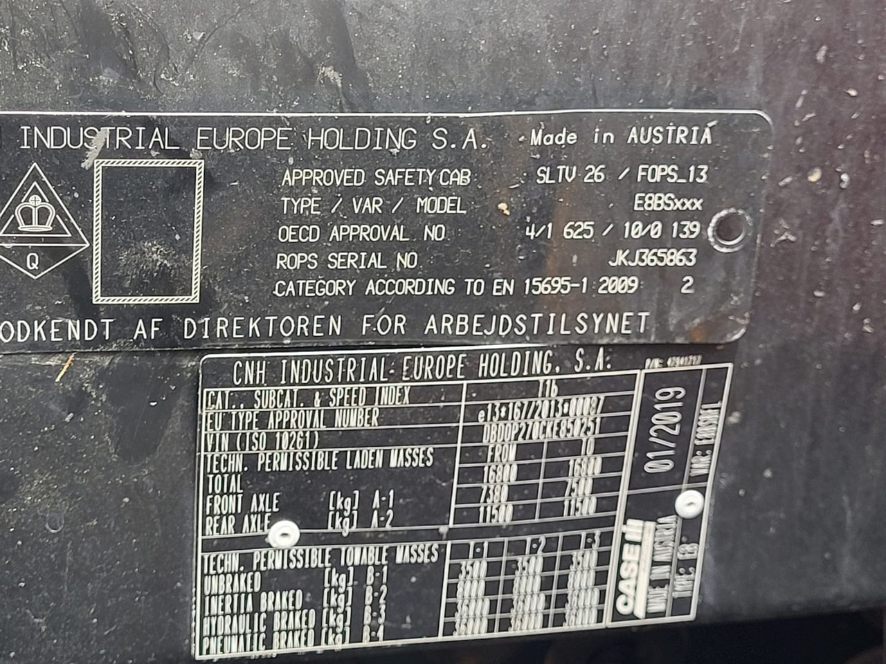 CASE OPTUM 270 CVX - Farm tractor: picture 4 CASE OPTUM 270 CVX - Farm tractor: picture 4