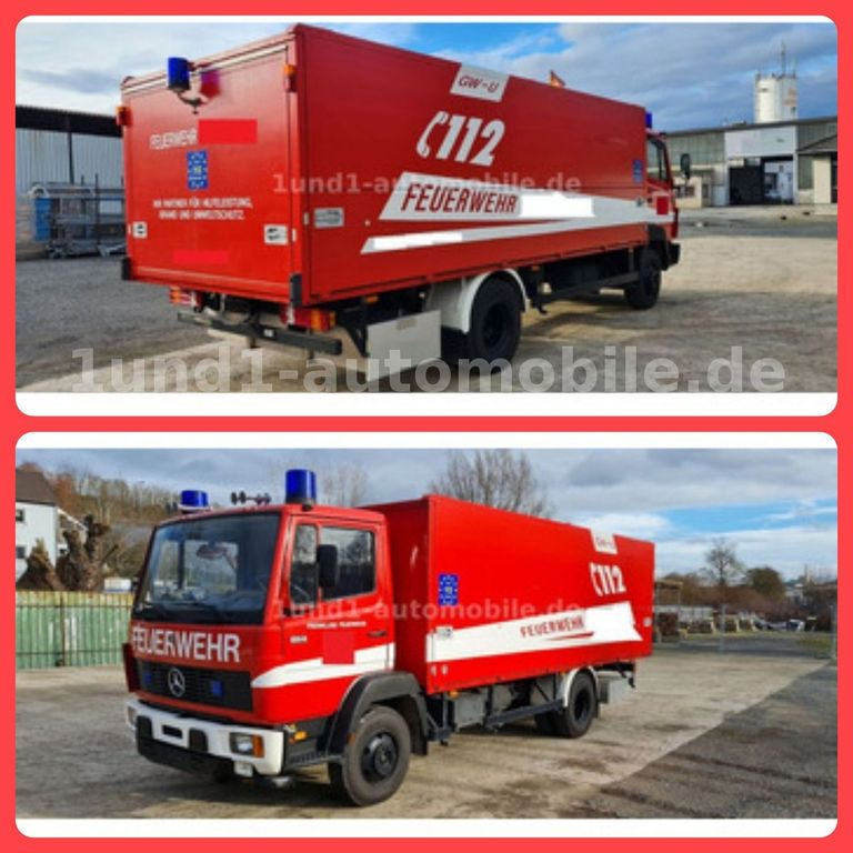 Mercedes-Benz 814 Feuerwehr GWG Edelstahl nur orig. 16.200km 814 Feuerwehr GWG Edelstahl nur orig. 16.200km - Fire engine: picture 1 Mercedes-Benz 814 Feuerwehr GWG Edelstahl nur orig. 16.200km 814 Feuerwehr GWG Edelstahl nur orig. 16.200km - Fire engine: picture 1