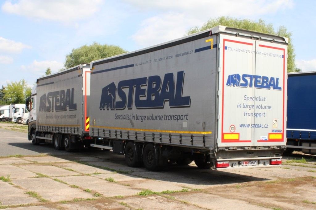 Mercedes-Benz Actros 2542 NAVIGACE + PANAV TVK 18 M (8,20m x 2,4 - Curtain side truck, Curtainsider trailer: picture 3 Mercedes-Benz Actros 2542 NAVIGACE + PANAV TVK 18 M (8,20m x 2,4 - Curtain side truck, Curtainsider trailer: picture 3