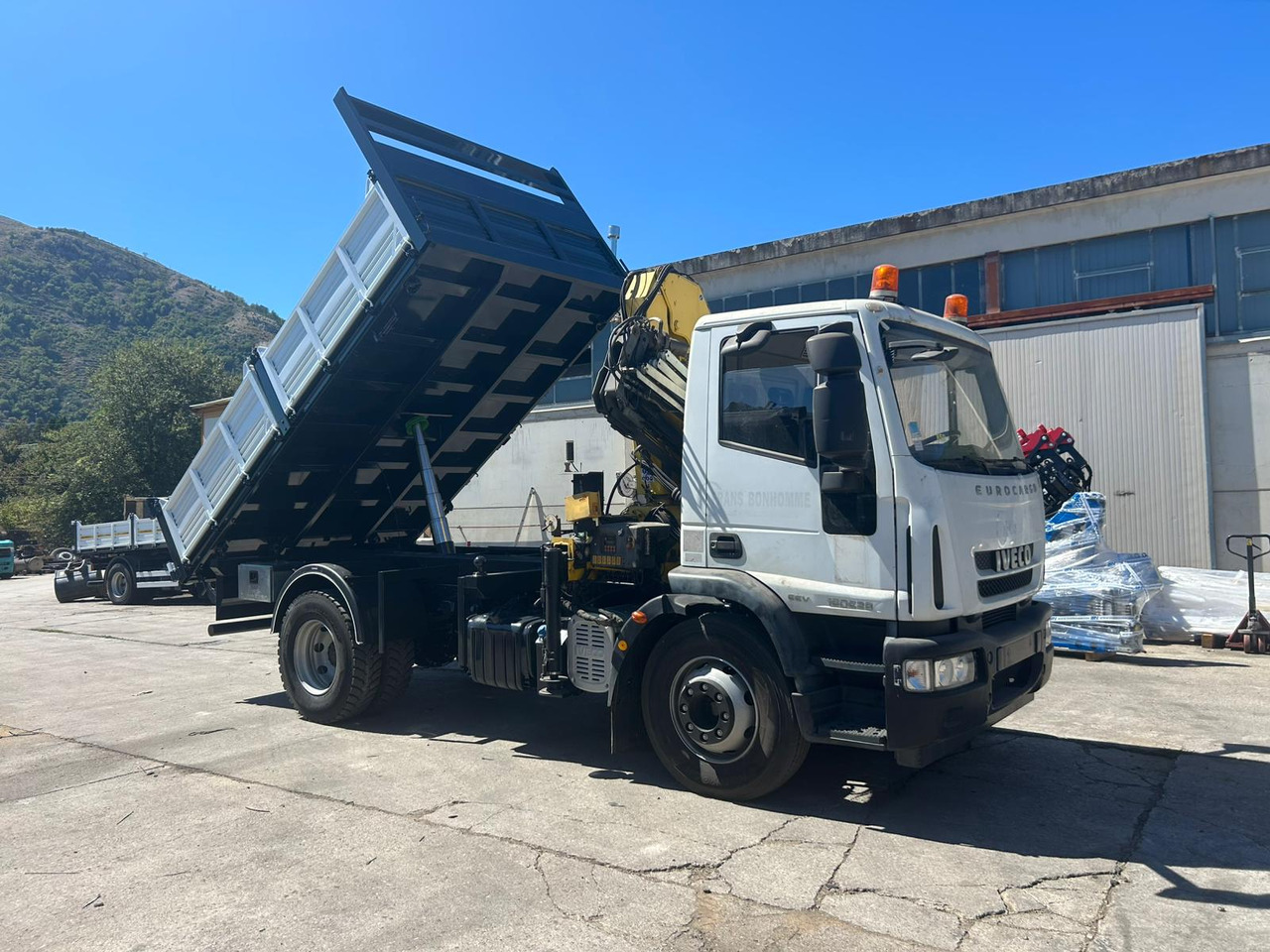 Crane truck, Tipper IVECO EUROCARGO 160E28: picture 34