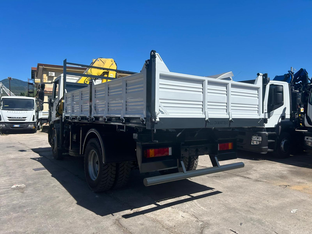 Crane truck, Tipper IVECO EUROCARGO 160E28: picture 12