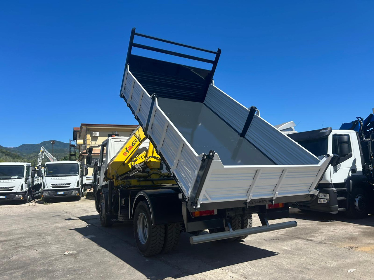 Crane truck, Tipper IVECO EUROCARGO 160E28: picture 40