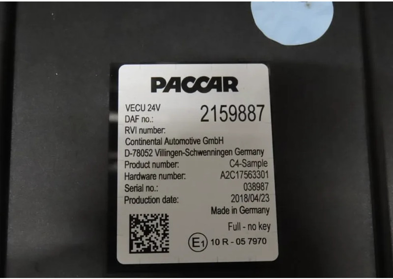 DAF XF106 VECU Module 2159887 - ECU for Truck: picture 2 DAF XF106 VECU Module 2159887 - ECU for Truck: picture 2