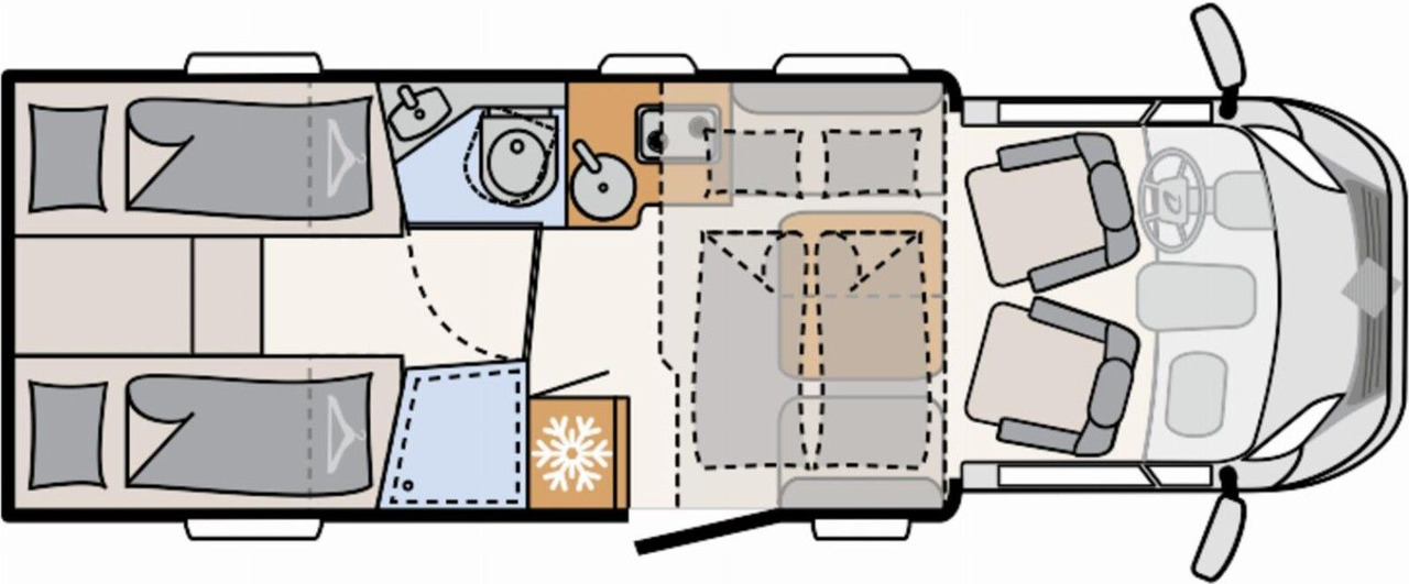 Dethleffs Just Camp T 7052 EBL *MJ25*Autom.*RüFa*Backofen* - Semi-integrated motorhome: picture 2 Dethleffs Just Camp T 7052 EBL *MJ25*Autom.*RüFa*Backofen* - Semi-integrated motorhome: picture 2